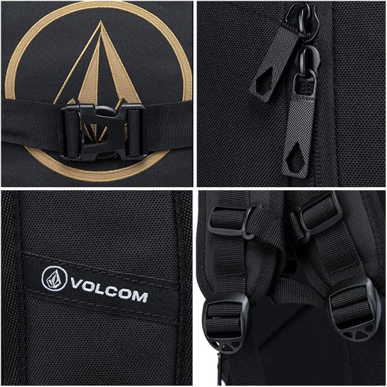 Mochila Volcom Masculina Espaçosa Notebook Resistente 30 Litros