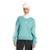 Moletinho Adidas Essentials Três Listras Feminino - Azul Turquesa+Branco
