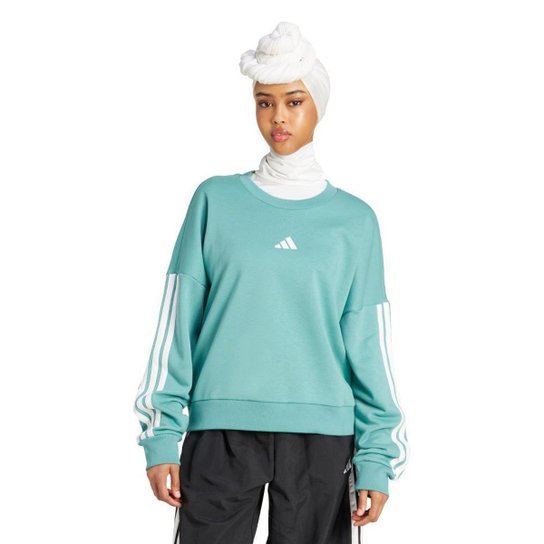 Moletinho Adidas Essentials Três Listras Feminino