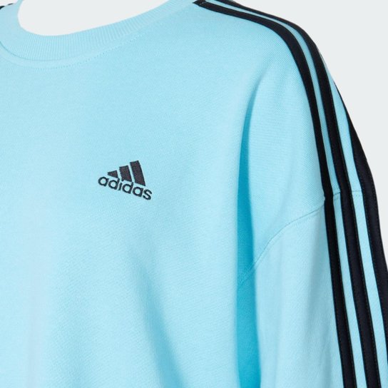 Moletinho Essentials 3-Stripes Adidas Feminino
