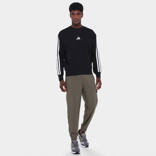Moletom Adidas 3 Listras Masculino