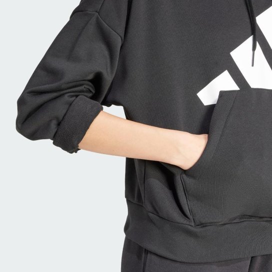 Moletom Adidas Capuz Essentials Big Logo French Terry Loose Feminina