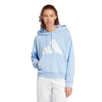 Moletom Adidas Capuz Essentials Big Logo French Terry Loose Feminina