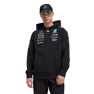 Moletom Adidas Capuz Mercedes - AMG Petronas Fórmula 1 Team Masculino