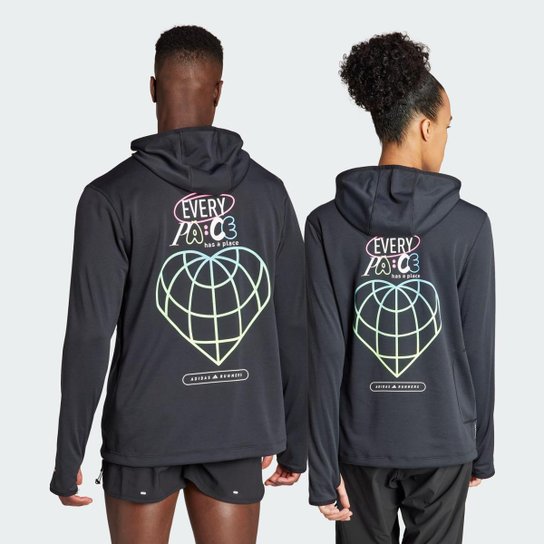 Moletom Adidas Capuz Own the Run Runners Gênero Neutro