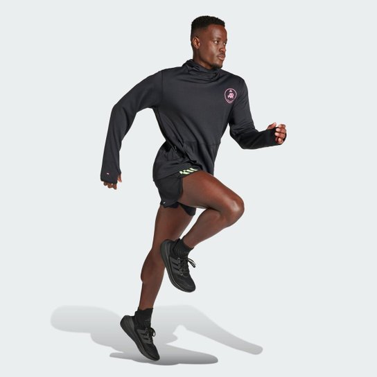 Moletom Adidas Capuz Own the Run Runners Gênero Neutro