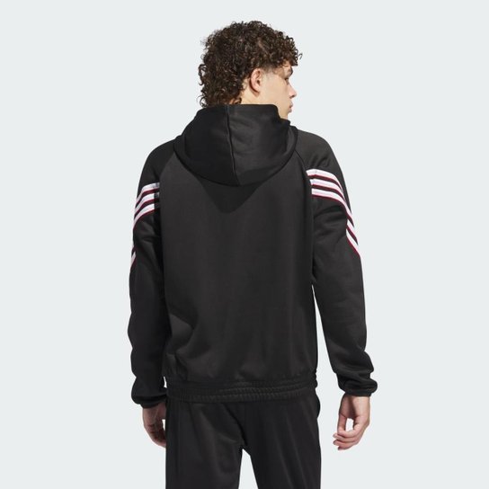 Moletom Adidas com capuz Basketball Crazy Warm Fleece Masculino