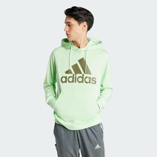 Moletom Adidas com Capuz Essentials Logo Masculino