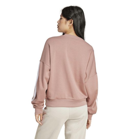 Moletom Adidas Essentials Três Listras - ROSE GG