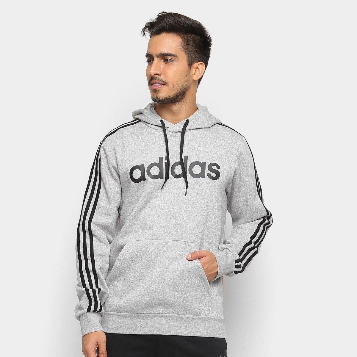 moletom adidas masculino cinza