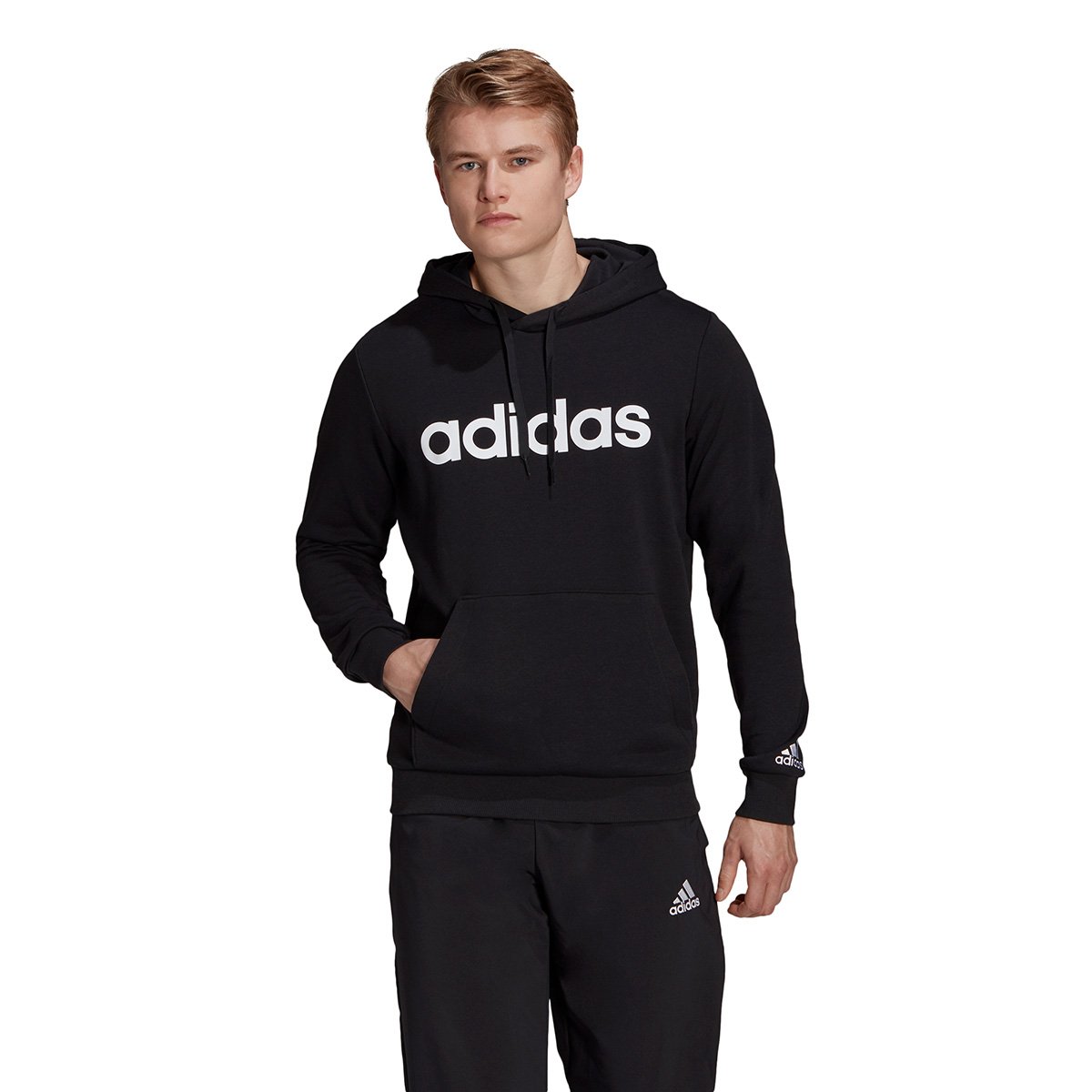 Moletom Adidas Logo Linear Com Capuz Masculino Allianz Parque Shop