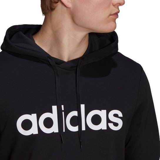 Moletom Adidas Logo Linear Com Capuz Masculino