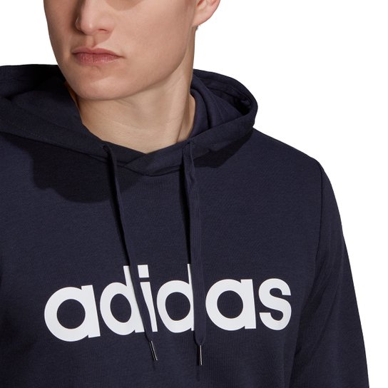 Moletom Adidas Logo Linear Com Capuz Masculino