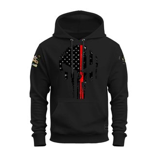Moletom Canguru Flanelado Caveira Black