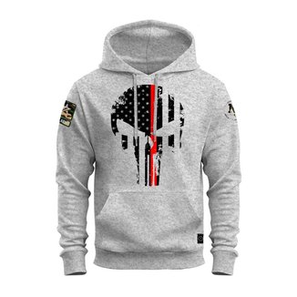 Moletom Canguru Flanelado Caveira Black