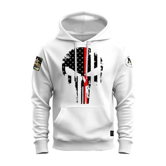 Moletom Canguru Flanelado Caveira Black