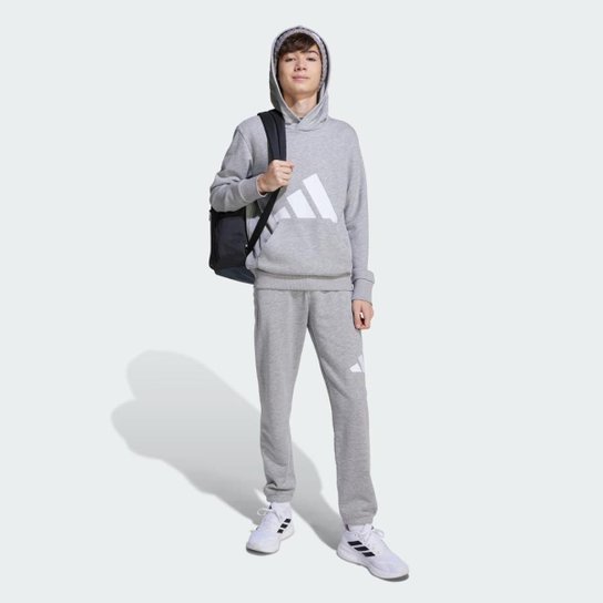 Moletom Capuz Essentials Infantil Adidas