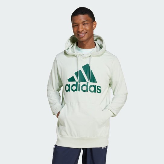 Moletom Capuz Essentials Logo Adidas Masculino