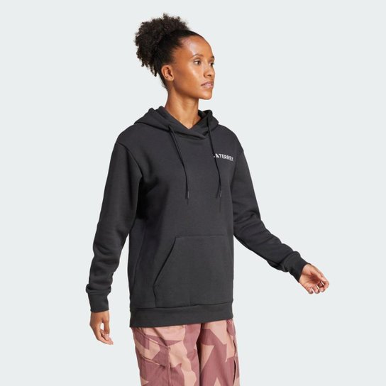Moletom Capuz Terrex Multi Small Logo Feminino