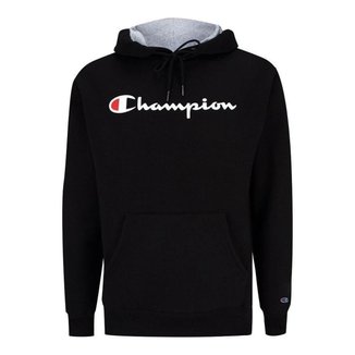 Moletom Champion Felpado c Capuz Script Logo Print