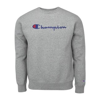 Moletom Champion Felpado Gola Careca Script Logo Preto
