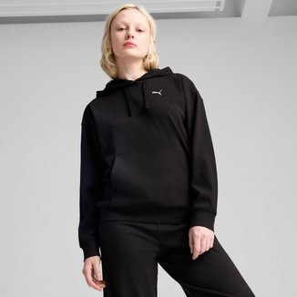 Moletom com Capuz ESS ELEVATED Comfort Rib Feminino