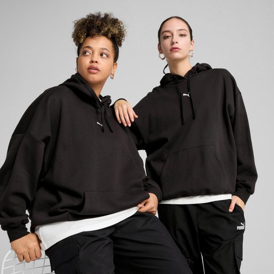 Moletom com Capuz Essentials Oversized Feminino