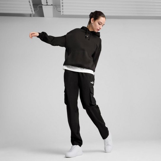 Moletom com Capuz Essentials Oversized Feminino