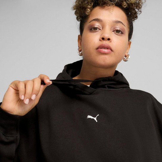 Moletom com Capuz Essentials Oversized Feminino