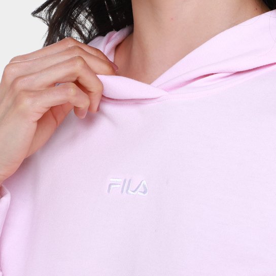 Moletom Com Capuz Fila Basic Classic Light Feminino