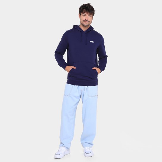 Moletom com Capuz Puma Logo Masculino