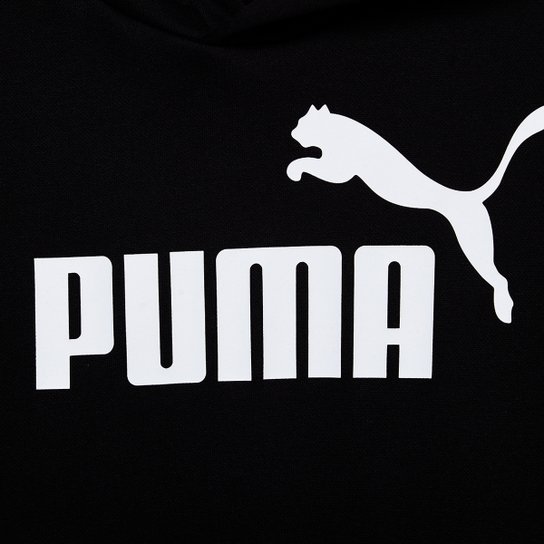 Moletom Com Capuz Puma Logo Menino