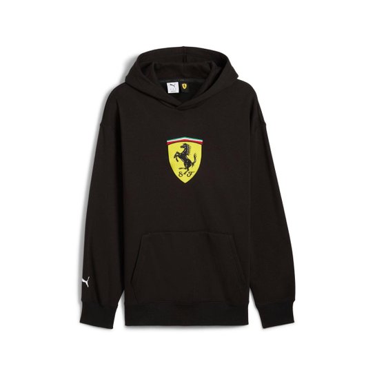 Moletom com Capuz Scuderia Ferrari Race Big Shield Masculino