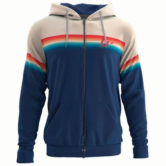 Moletom Com Zíper Listrado Sour Cream Stripes