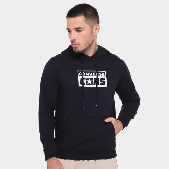 Moletom Converse Fleece Com Capuz Masculino
