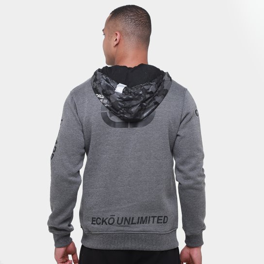 Moletom Ecko Estampado Com Capuz Masculino