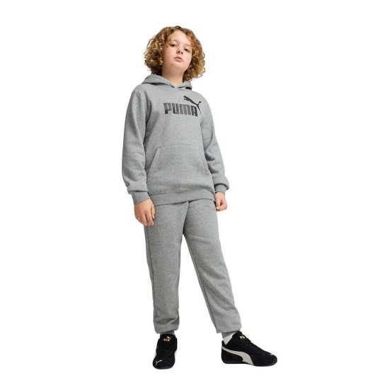 MOLETOM ESS NO. 1 LOGO 684908-03 - CINZA/PRETO 12A