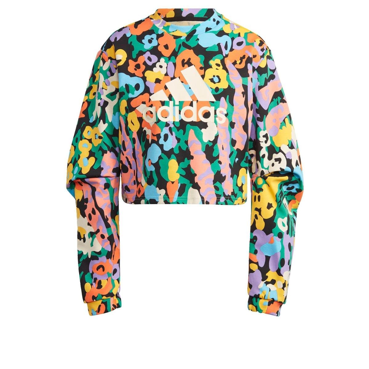 Moletom Estampada-Preto Adidas