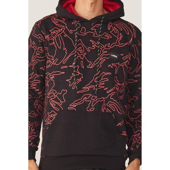 Moletom Fatal Fechado Com Capuz Masculino