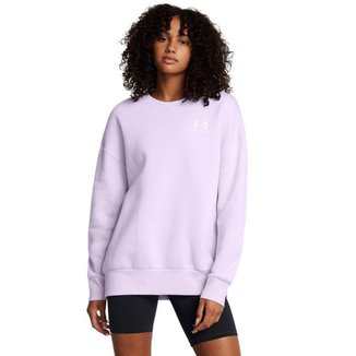 Moletom Feminino Under Armour Essential Fleece GG Roxo