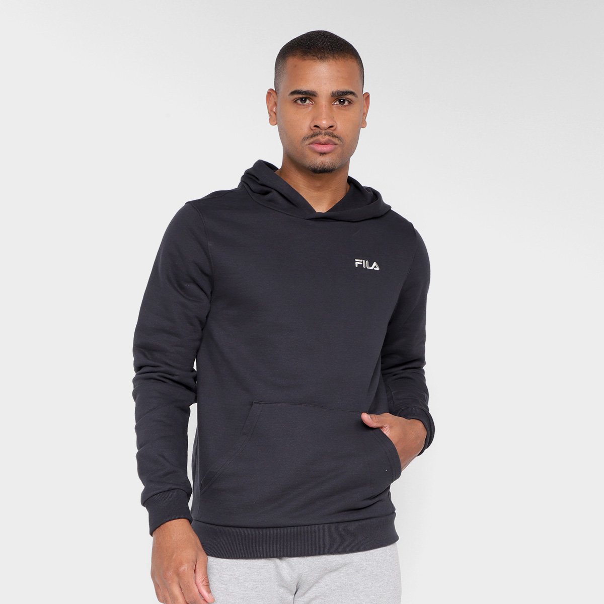 Capuz Fila Moletom Masculino Moletom Fila Classic C/ Capuz