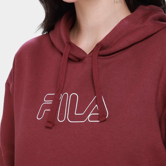 Moletom Fila Outline Winter Capuz Feminino