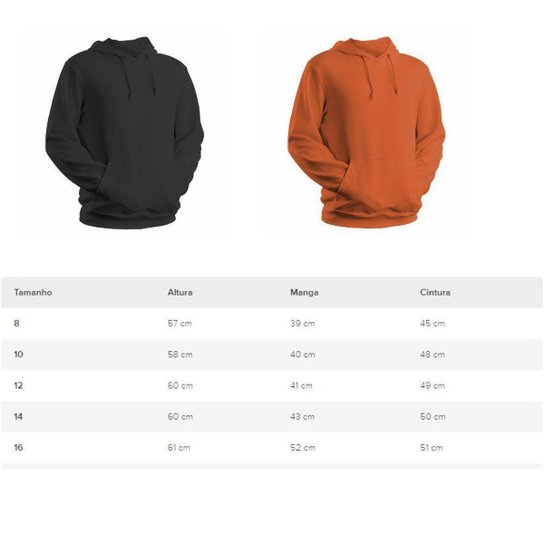 Moletom Infantil Moleton blusa de frio Canguru Unissex Agasalho Infantil