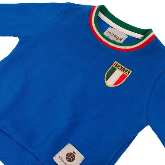 Moletom Itália Retrô 1982 Infantil Juvenil