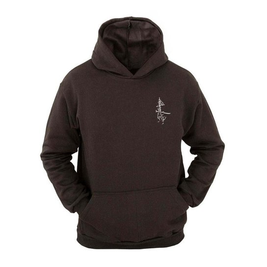 Moletom Masculino Fechado Capuz Samurai Conforto Dia a Dia