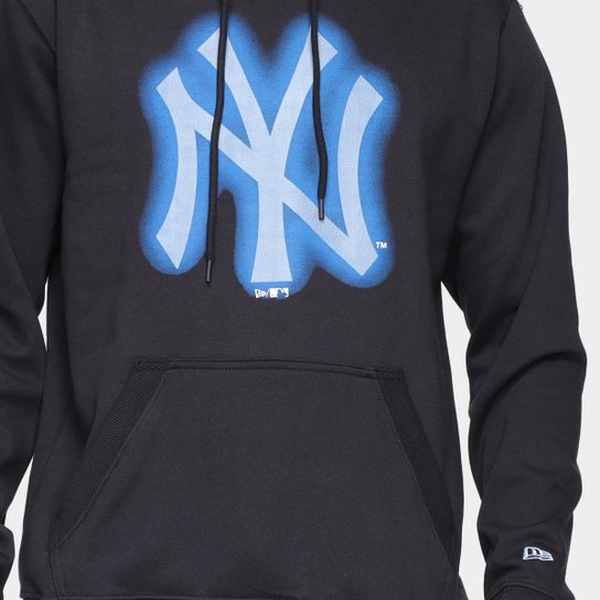 Moletom MLB New York Yankees New Era Rave Space Glow Masculino