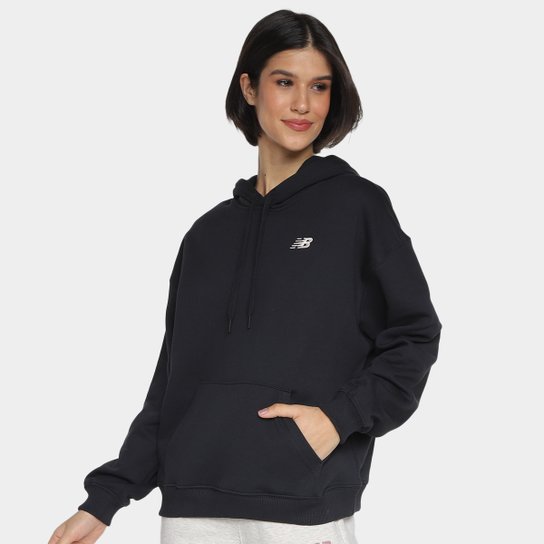 Moletom New Balance C/ Capuz Feminino
