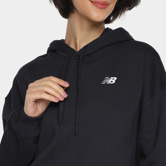 Moletom New Balance C/ Capuz Feminino