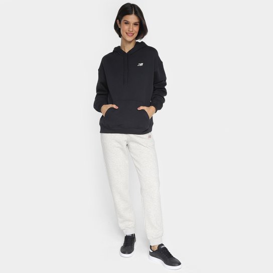 Moletom New Balance C/ Capuz Feminino