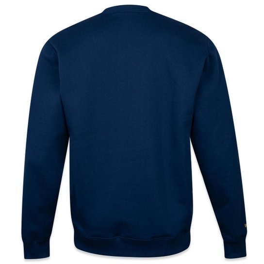 Moletom New Era Careca Mlb Milwaukee Brewers Fanpage Masculino